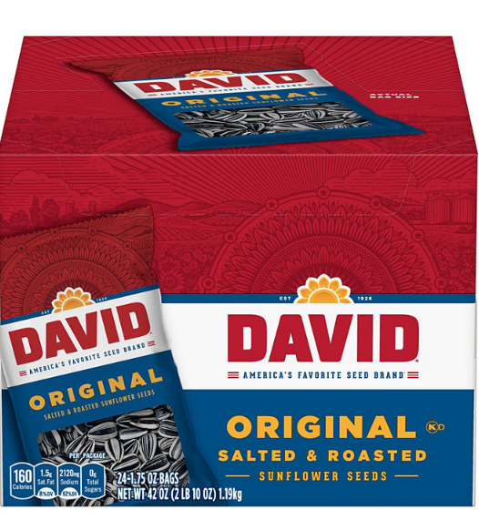 David Sunflower Seeds (1.75 oz., 24 ct.)