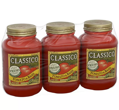 Classico Tomato and Basil Pasta Sauce (32 oz., 3 pk.)