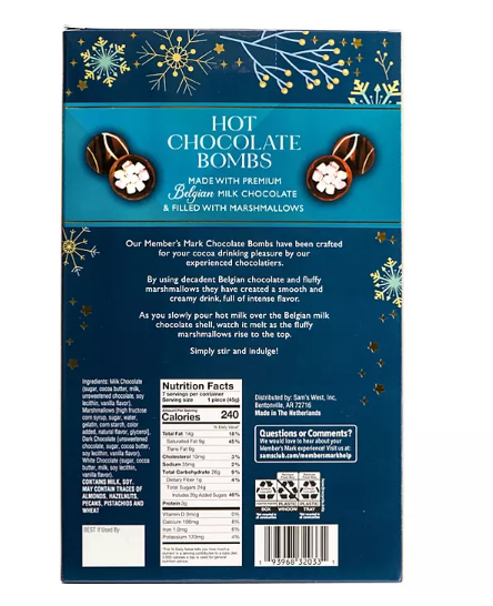 Member’s Mark Hot Chocolate Bombs (7 pk.)