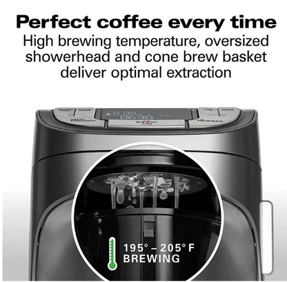 Hamilton Beach Professional Programmable Coffee Maker, 12 Cup Capacity, 49500