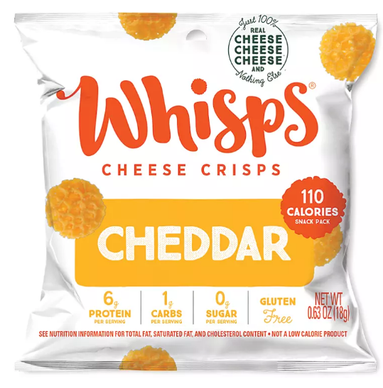 Whisps Parmesan and Cheddar Cheese Crisps Variety Pack (0.63 oz., 14 pk.)