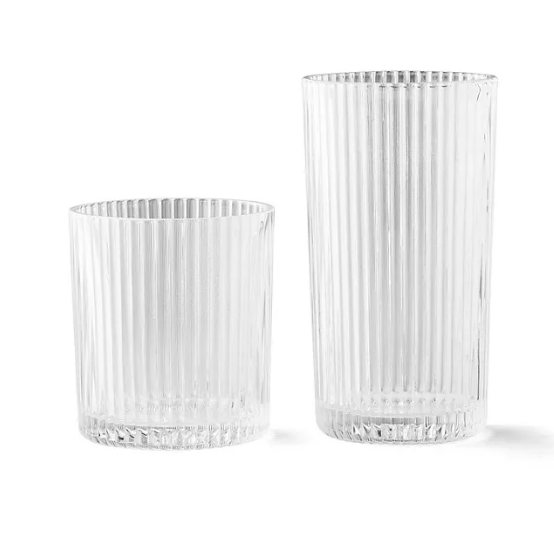 Member's Mark 16-Piece Fluted Crystal Drinkware Set