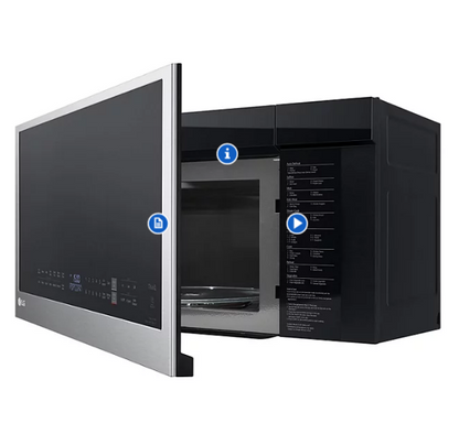 LG 2 Cu. Ft. Over The Range Microwave