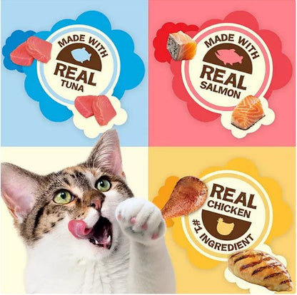 Purina Friskies Party Mix Natural Yums Cat Treats with Real Meat (48 oz.)