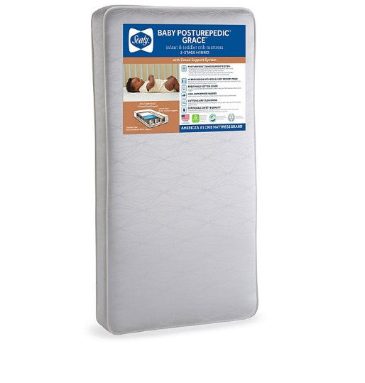 Sealy Baby Posturepedic Grace 2-Stage Hybrid Crib Mattress