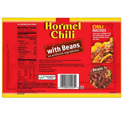 Hormel Chili with Beans (15 oz., 6 pk.)