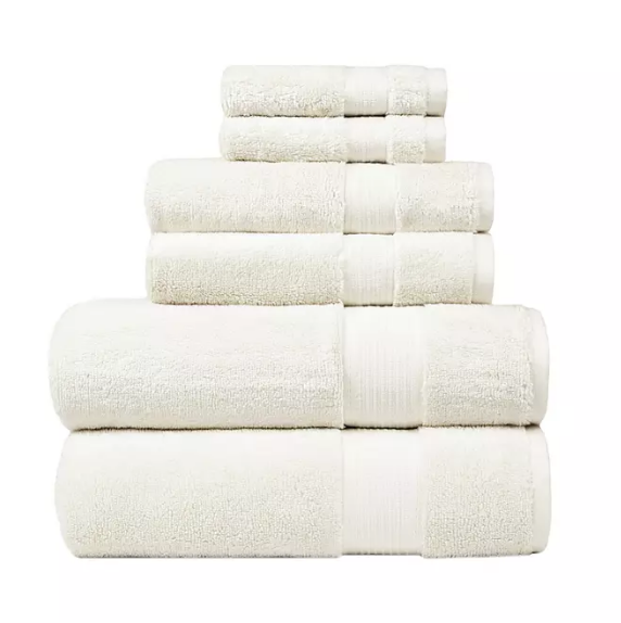 MyTrident Plush 6-pc Towel Set (Assorted Colors)