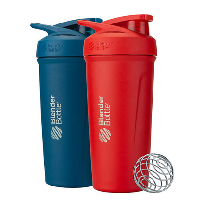 BlenderBottle Strada 24-ounce Stainless Steel Combo, 2-Pack (Assorted Colors)