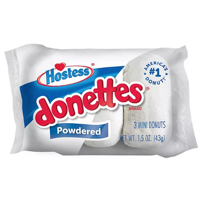 Hostess Mini Powdered Donettes and Frosted Chocolate Mini Donettes (1.5oz., 32pk.)