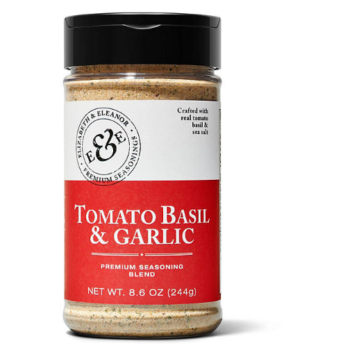 Elizabeth & Eleanor Tomato Basil Garlic Premium Seasoning (8.6 oz.)