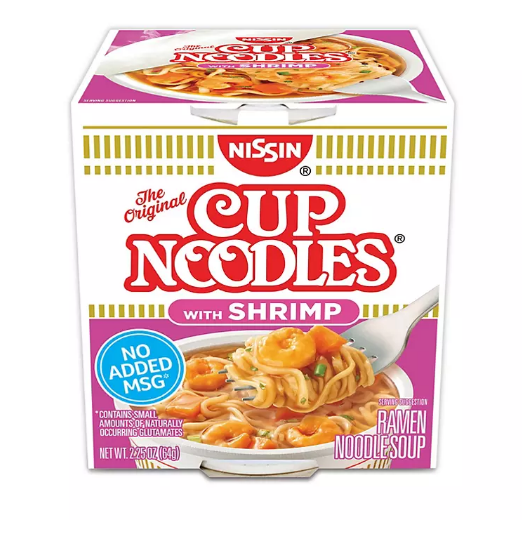 Nissin Shrimp Cup Noodles (12 pk.)