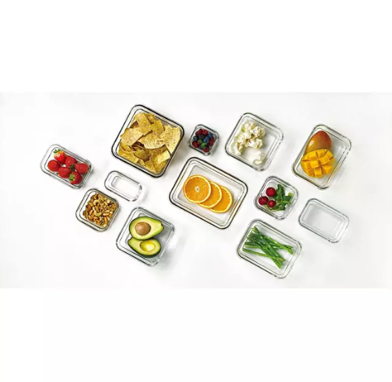 Member's Mark 24-Piece Glass Food Storage Set by Glasslock