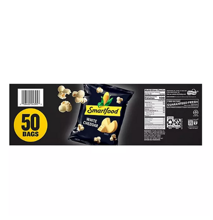 Smartfood White Cheddar Cheese Popcorn (0.625 oz., 50 pk.)