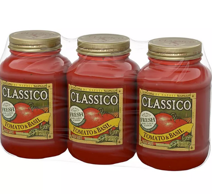 Classico Tomato and Basil Pasta Sauce (32 oz., 3 pk.)