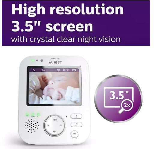 Philips Avent Digital Video Baby Monitor (SCD843/37)