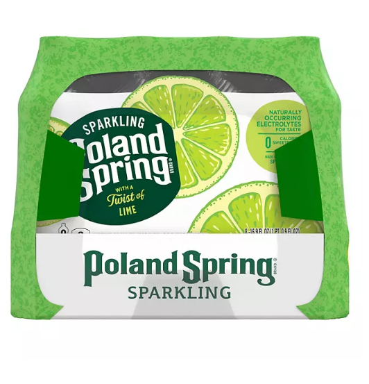 Poland Spring Sparkling Spring Water Variety Pack (16.9 fl. oz., 24 pk.)