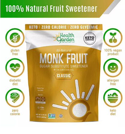 Health Garden Monk Fruit Sweetener (3 lb.)(2 PK)