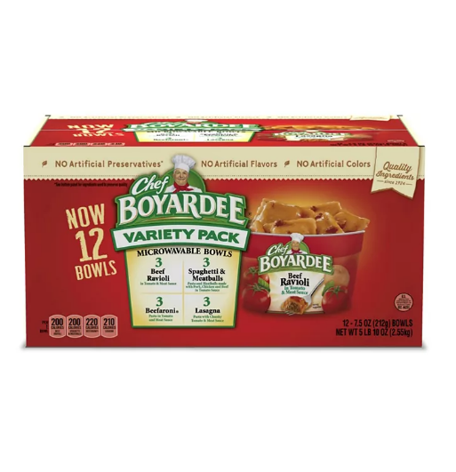 Chef Boyardee Variety Pack (7.5 oz., 12 pk.)