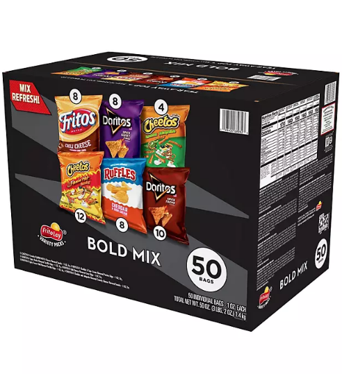 Frito-Lay Bold Mix Variety Pack (50 pk.)