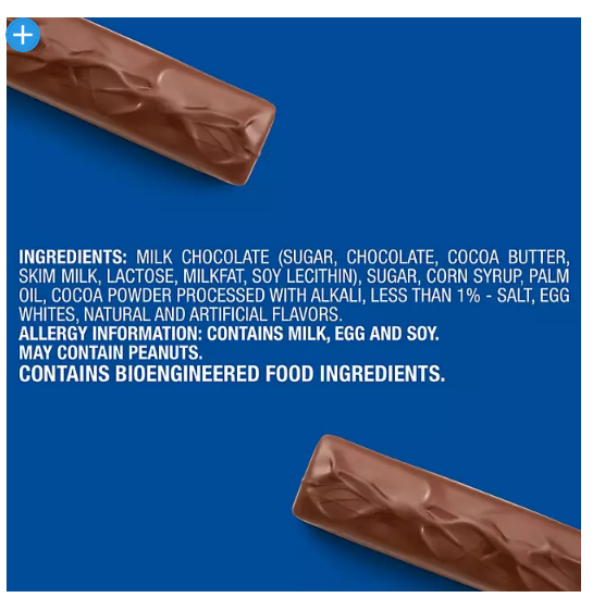 3 Musketeers Chocolate Candy Bars Full Size Bulk Pack (1.92 oz., 36 ct.)