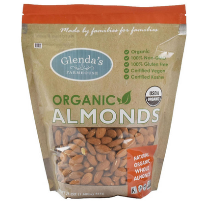 Glenda's Farmhouse Organic Almonds (27 oz.)