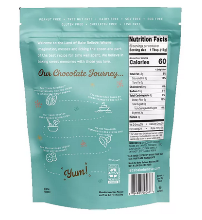 Bake Believe No Sugar Added Dark Chocolate Chips (32 oz.)