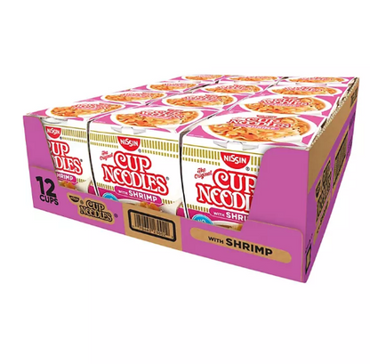 Nissin Shrimp Cup Noodles (12 pk.)