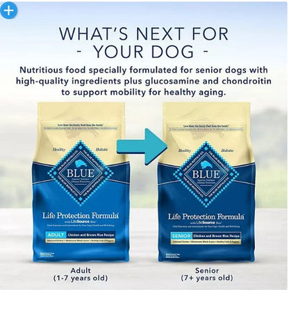 Blue Buffalo Life Protection Formula Natural Adult Dry Dog Food, Chicken & Brown Rice (38 lbs.)