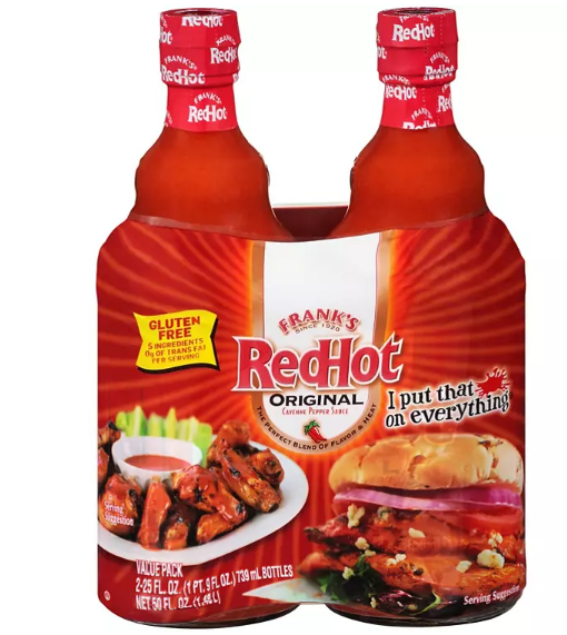 Frank's RedHot Original Cayenne Pepper Sauce (25 oz., 2 pk.)