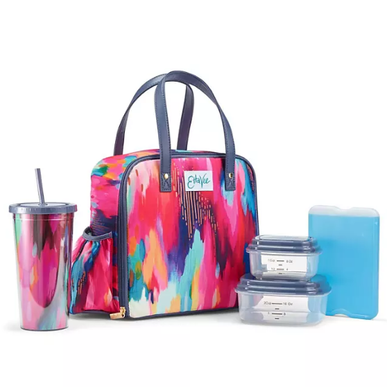 Fit & Fresh Artist Collection 5-Piece Deluxe Lunch Kit (Assorted Colors)