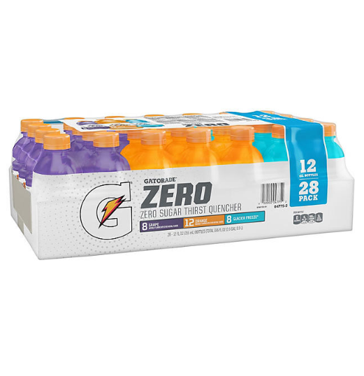 Gatorade Zero Sugar Thirst Quencher, Variety Pack (12 fl. oz., 28 pk.)