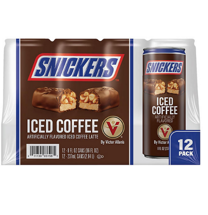 Snickers Iced Coffee Latte (8 fl. oz., 12 pk.)