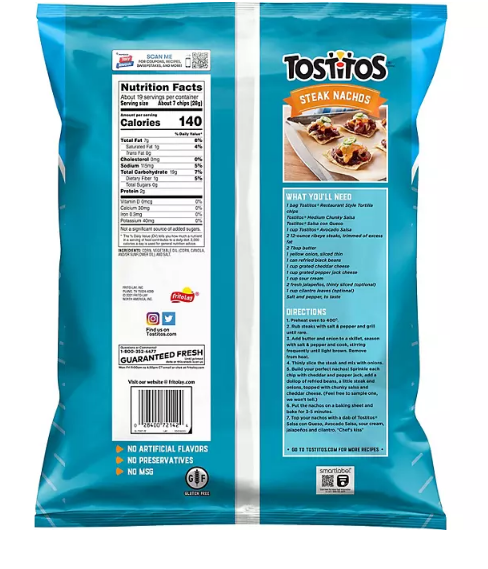 Tostitos Original Restaurant Style Tortilla Chips (18.63 oz.)(2 PK)