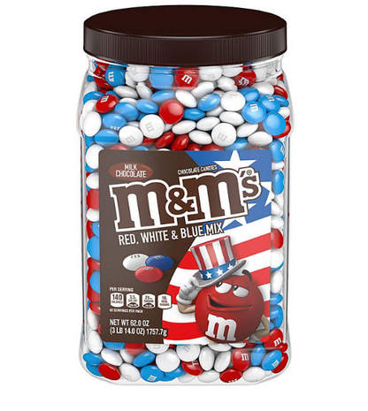 M&M's Milk Chocolate Patriotic Mix (62 oz.)