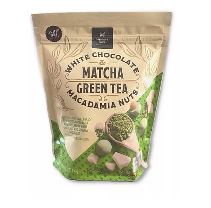 Member's Mark White Chocolate and Matcha Green Tea Covered Macadamia Nuts (18 oz.)