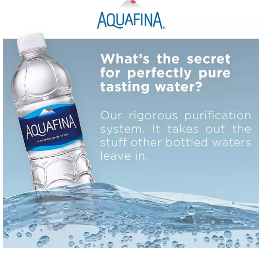 Aquafina Purified Drinking Water (16.9 oz., 32 pk.)