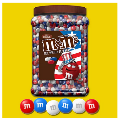 M&M's Milk Chocolate Patriotic Mix (62 oz.)