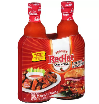 Frank's RedHot Original Cayenne Pepper Sauce (25 oz., 2 pk.)