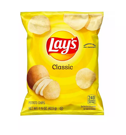 Lay's Classic Potato Chips (1.5 oz., 64 pk.)