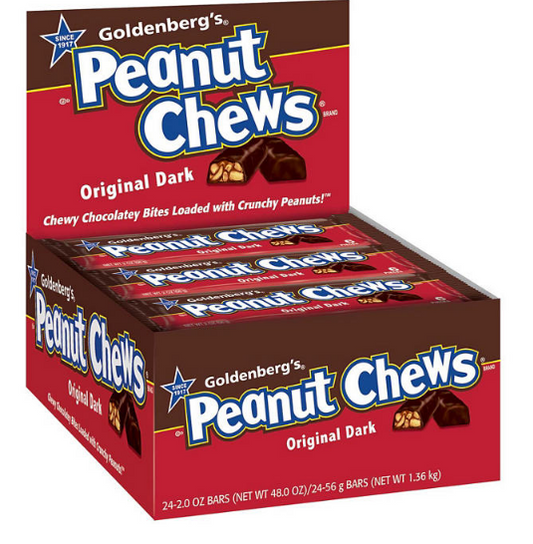 Goldenberg's Peanut Chews Original Dark Bar (2 oz., 24 ct.)