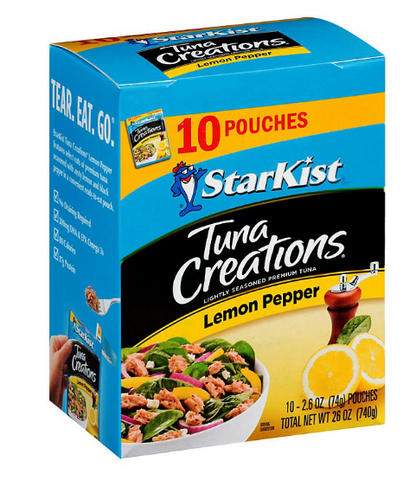 StarKist Tuna Creations, Lemon Pepper (2.6 oz.,10 pk.)