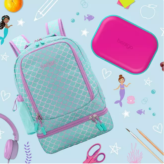 Bentgo 2-In-1 Backpack & Lunch Bag and Bentgo Kids Chill Lunch Box (Assorted Colors)