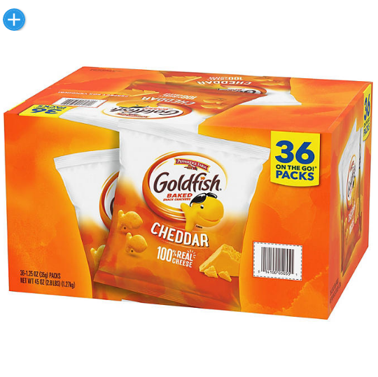 Pepperidge Farm Goldfish Cheddar Crackers (1.25 oz., 36 ct.)