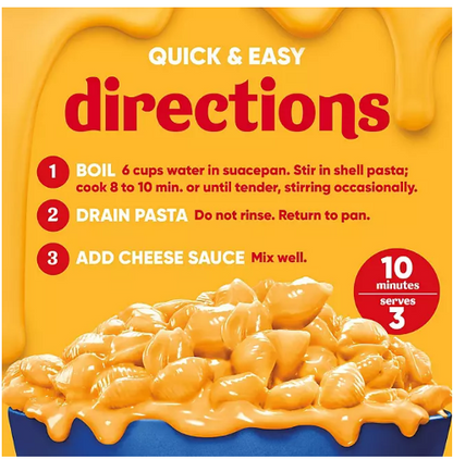 Velveeta Shells and Cheese Original Mac and Cheese Meal (12 oz., 8 pk.)