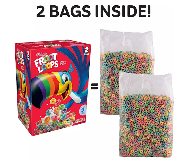 Kellogg's Froot Loops Breakfast Cereal (2 pk.)