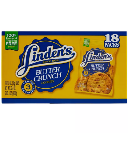 Linden's Butter Crunch Cookies (1.8 oz., 18 ct.)