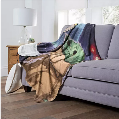 Star Wars: The Mandalorian Cloud Sherpa Throw Blanket, 50" x 60" (Various Designs)