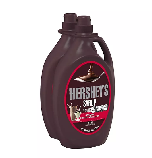 HERSHEY'S Chocolate Syrup (48 oz., 2 pk.)