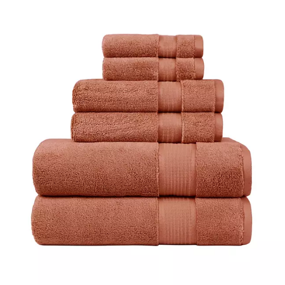 MyTrident Plush 6-pc Towel Set (Assorted Colors)