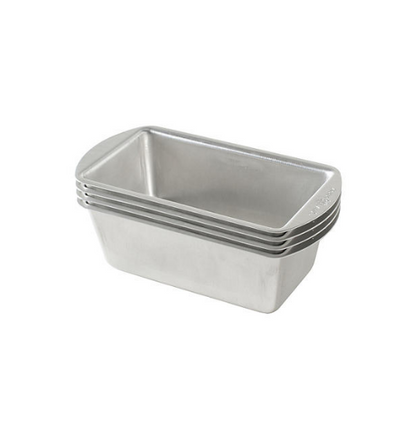 Nordic Ware Natural Aluminum Mini Loaf Pan, 8 pack